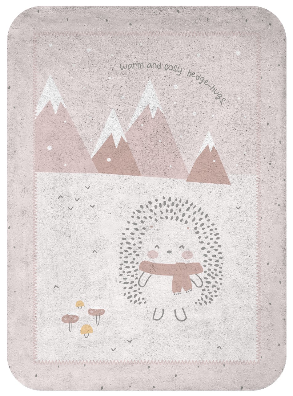 Pătură super moale pentru copii  KikkaBoo - Hedge-hugs, 80 x 110 cm