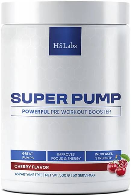 Super Pump, cireașă, 500 g, HS Labs