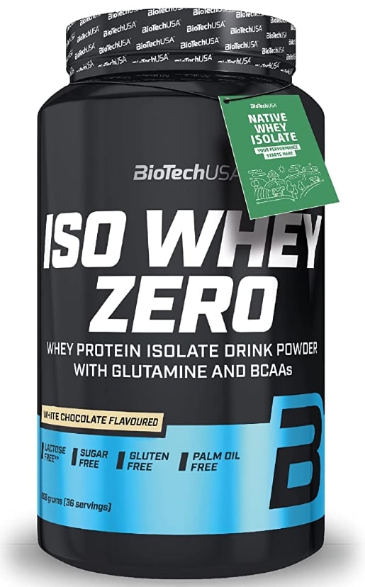 Iso Whey Zero, ciocolată albă, 908 g, BioTech USA