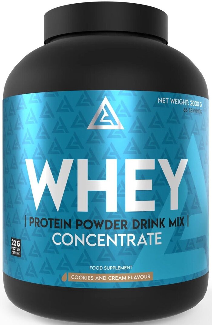 Whey Protein Concentrate, biscuite cu cremă, 2000 g, Lazar Angelov Nutrition