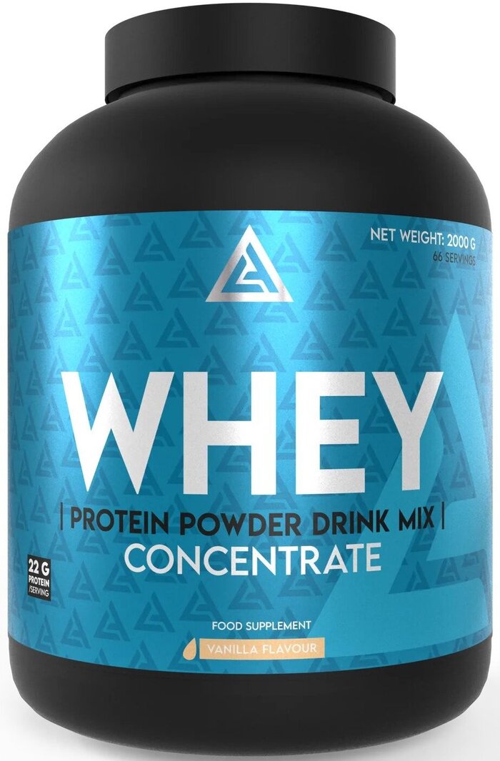 Whey Protein Concentrate, vanilie, 2000 g, Lazar Angelov Nutrition