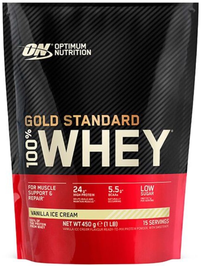 Gold Standard 100% Whey, vanilie, 454 g, Optimum Nutrition