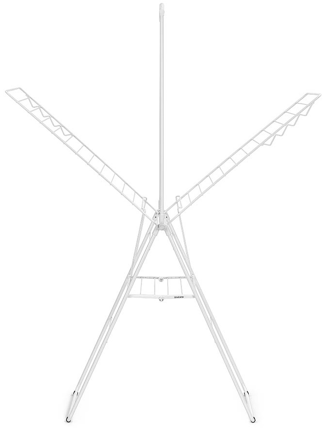 Uscător cu tijă suplimentară Brabantia - HangOn, Fresh White, 25 m