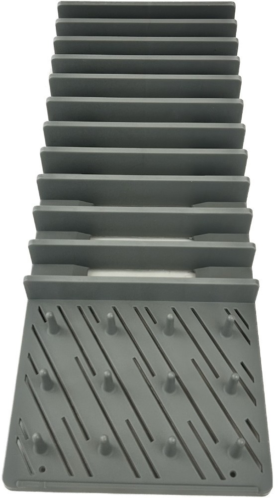 Uscător de vase Nerthus - VB FIH 1224, 16.5 x 44 x 3.5 cm, gri