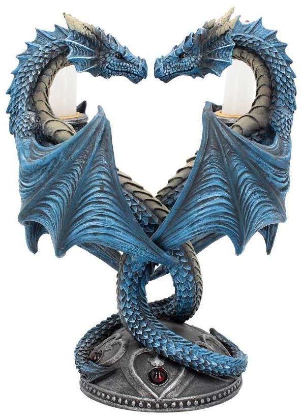 Sfeșnic Nemesis Now Art: Anne Stokes - Dragon Heart, 23 cm