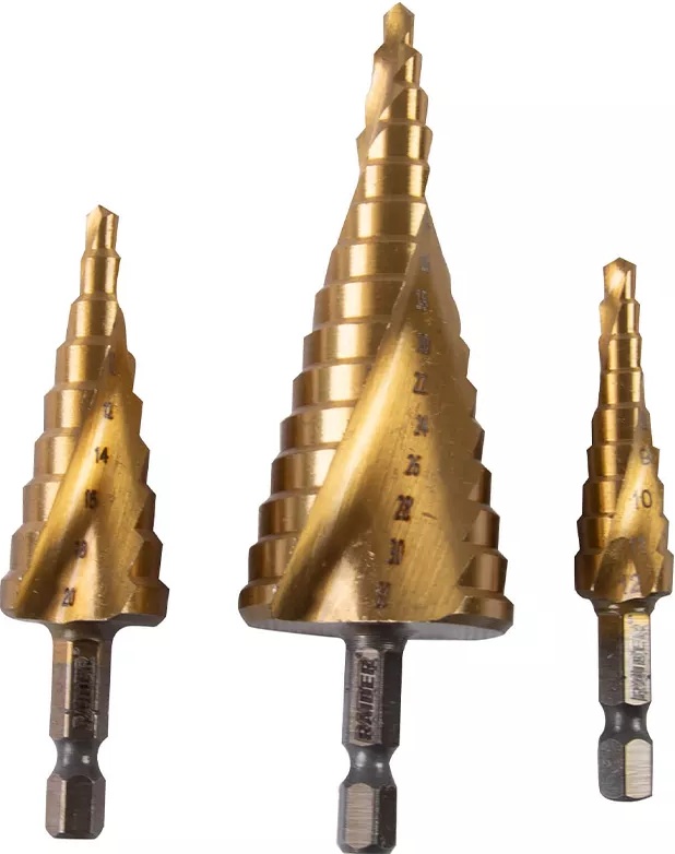 Burghie Raider pentru tablă - În trepte, Ø 4-12, 4-20, 4-32 mm