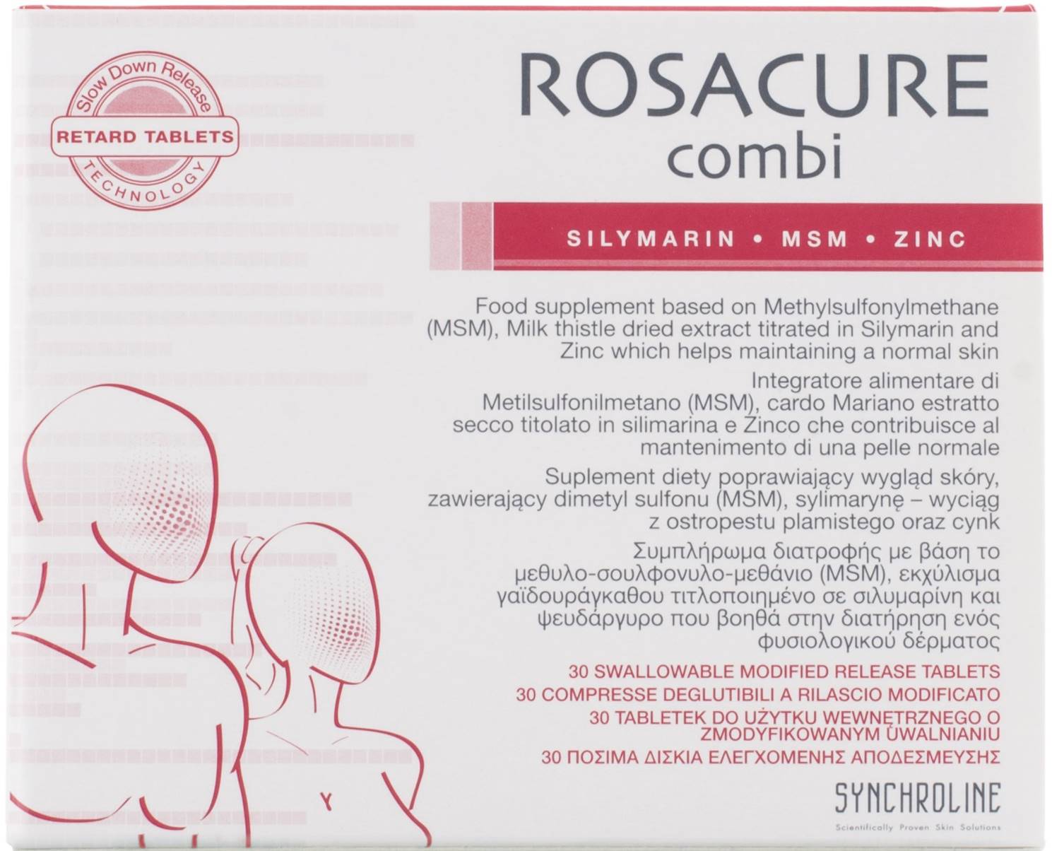 Synchroline Rosacure Combi, 30 tablete