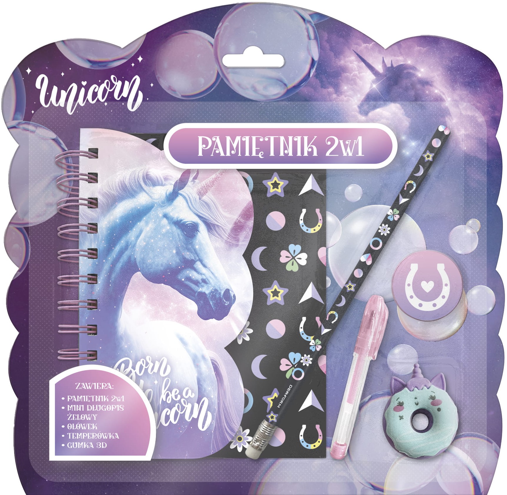 Jurnal secret  Derform Unicorn 15 - Cu accesorii