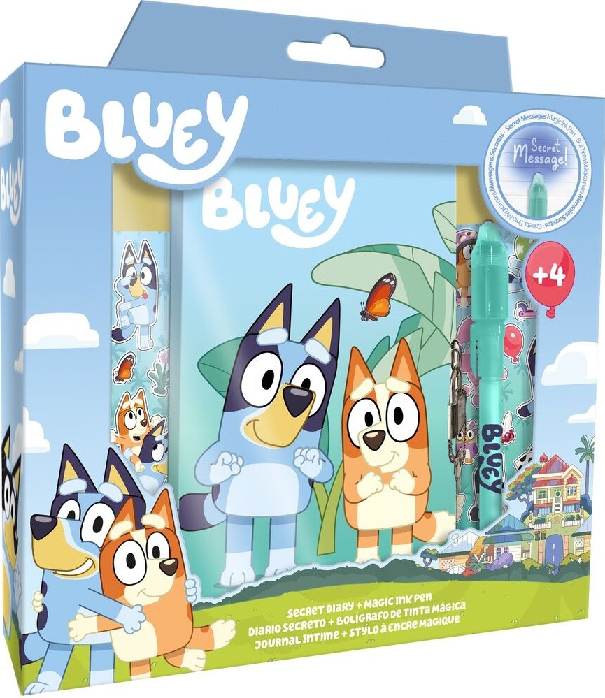 Jurnal secret Kids Licensing Bluey - Cu pix magic