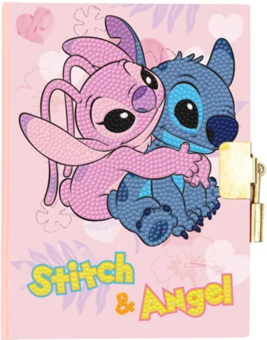 Caiet cu tapiserie cu diamante Craft Buddy - Stitch și Angel