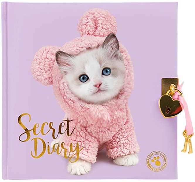 Jurnal secret cu lacăt Studio Pets - Kitty Mousy
