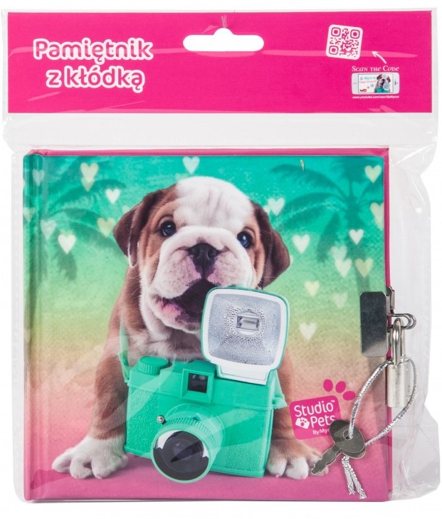 Jurnal secret cu lacat Paso Studio Pets –  Catel in vacanta
