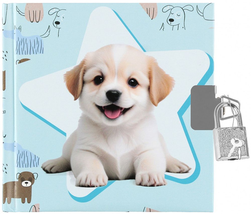 Jurnal secret cu lacăt  Starpak Cuties - Doggy
