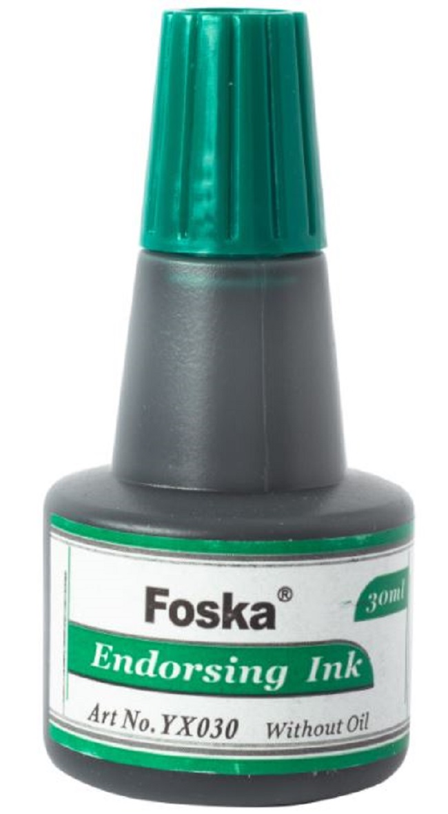 Cerneala pentru tampon Foska - 30 ml, verde