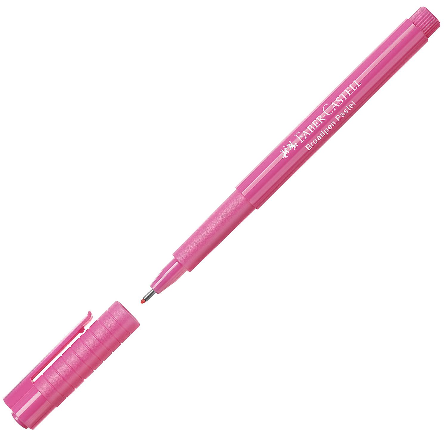Liner Faber-Castell 1554 - Violet-roz pastel, 0.8 mm