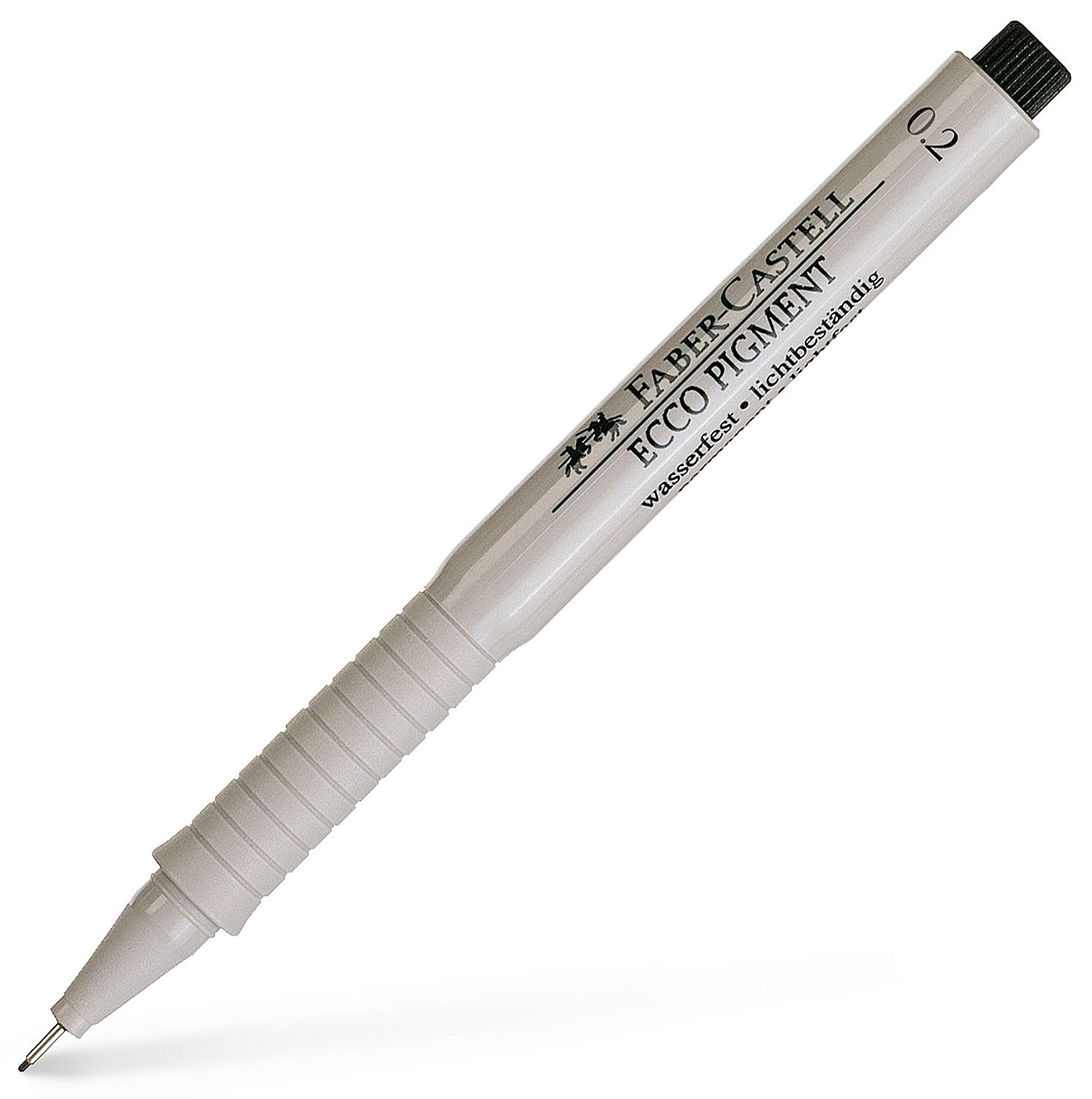 Liner Faber-Castell Ecco-Pigment - 0.2 mm, negru