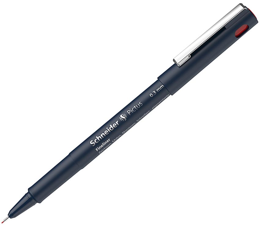 Liner Schneider Pictus - 0.3 mm, roșu