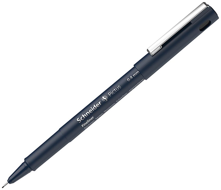 Liner Schneider Pictus - 0.4 mm, negru