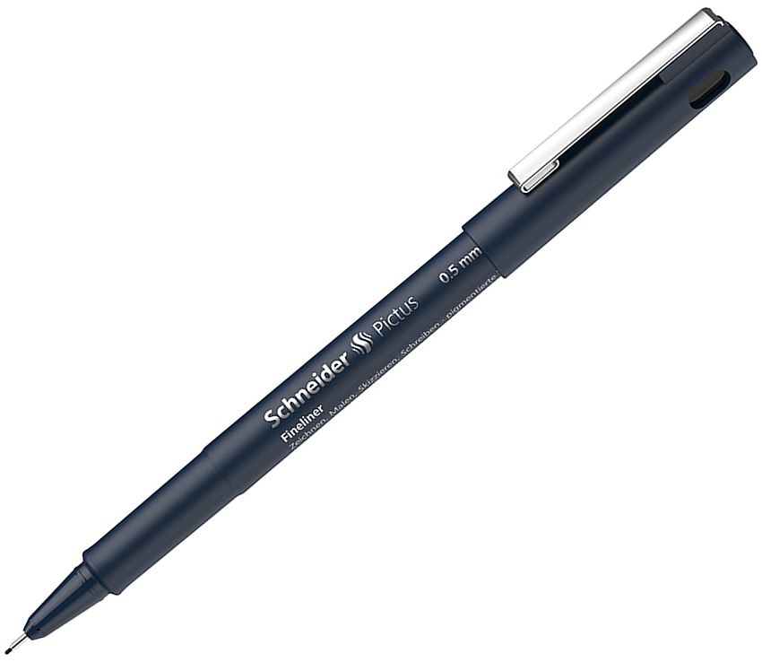 Liner Schneider Pictus - 0.5 mm, negru