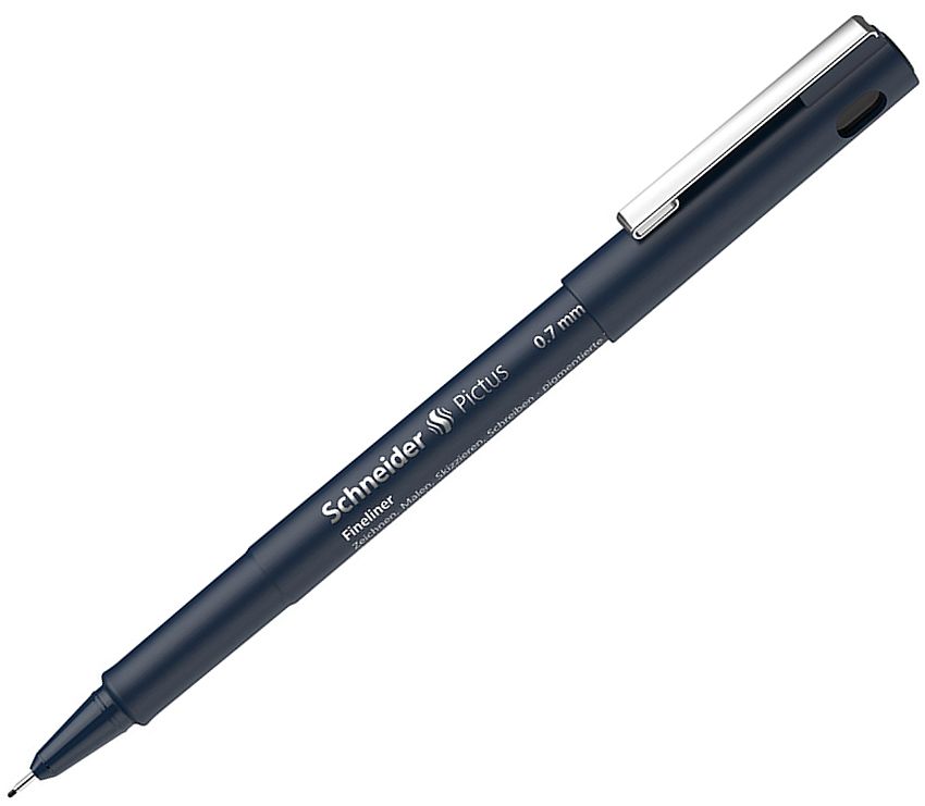 Liner Schneider Pictus - 0.7 mm, negru