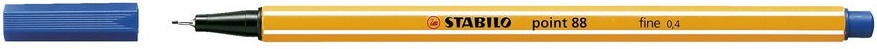 Liner Stabilo Point 88 - albastru, 0.4 mm