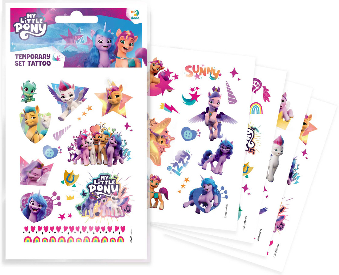Set de tatuaje temporare  Dodo - My Little Pony Team