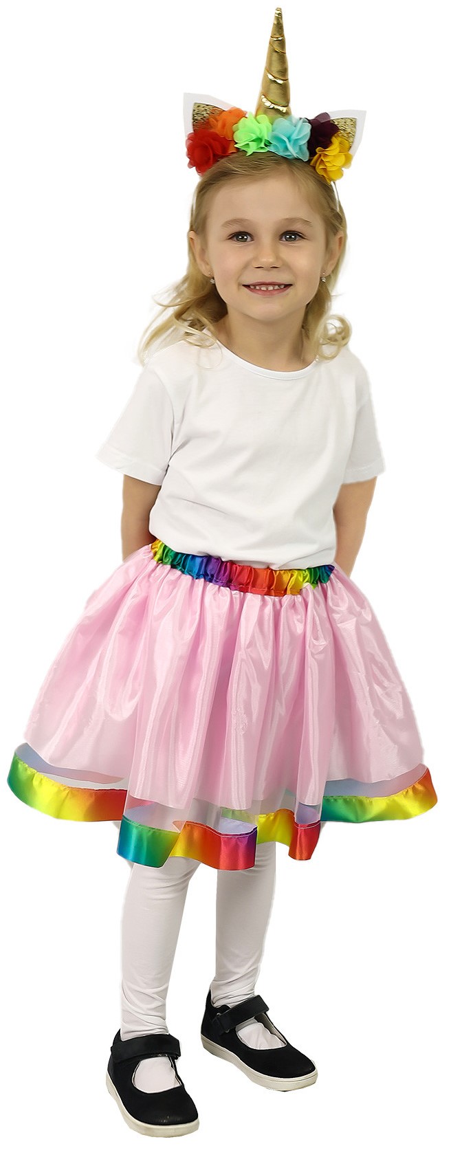 Costum de teatru  Rappa - Unicorn II, tiara si fusta tutu