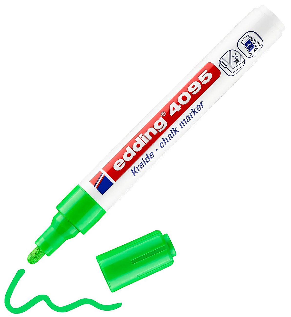 Marker cretă Edding 4095 - Verde deschis