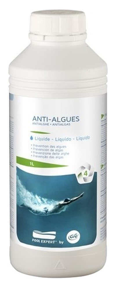 Algicid lichid pentru piscine Gre - Antialg Pool Expert, 1 l