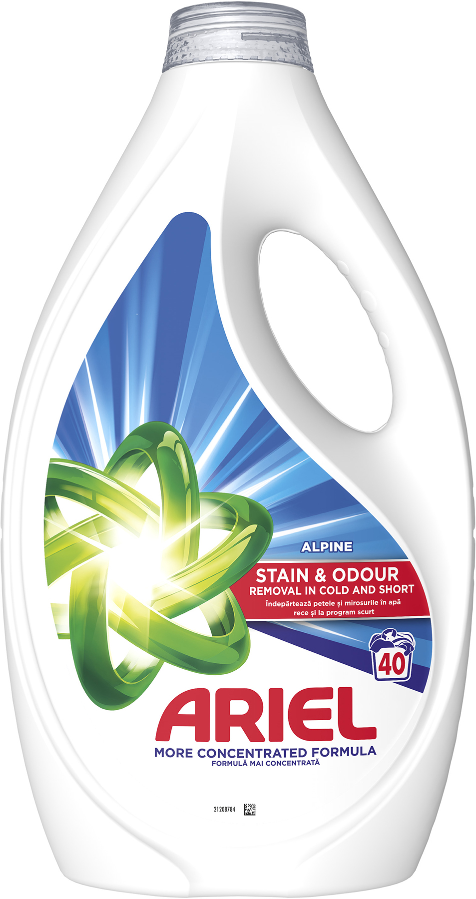 Detergent lichid  Ariel - Alpine, 40 spălătorie