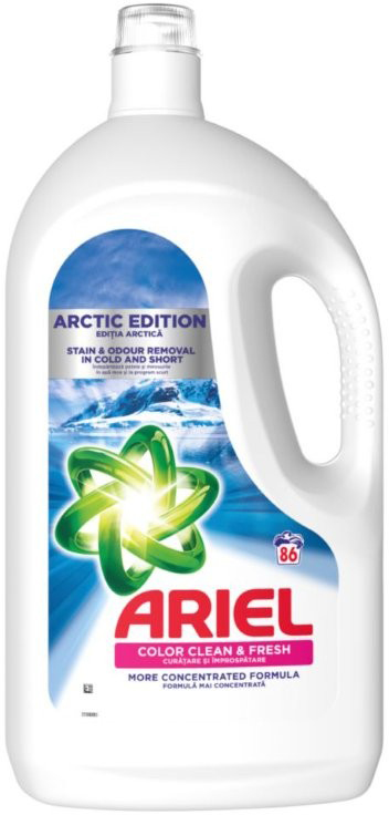 Detergent lichid Ariel - Color Arctic, 86 spălătorie
