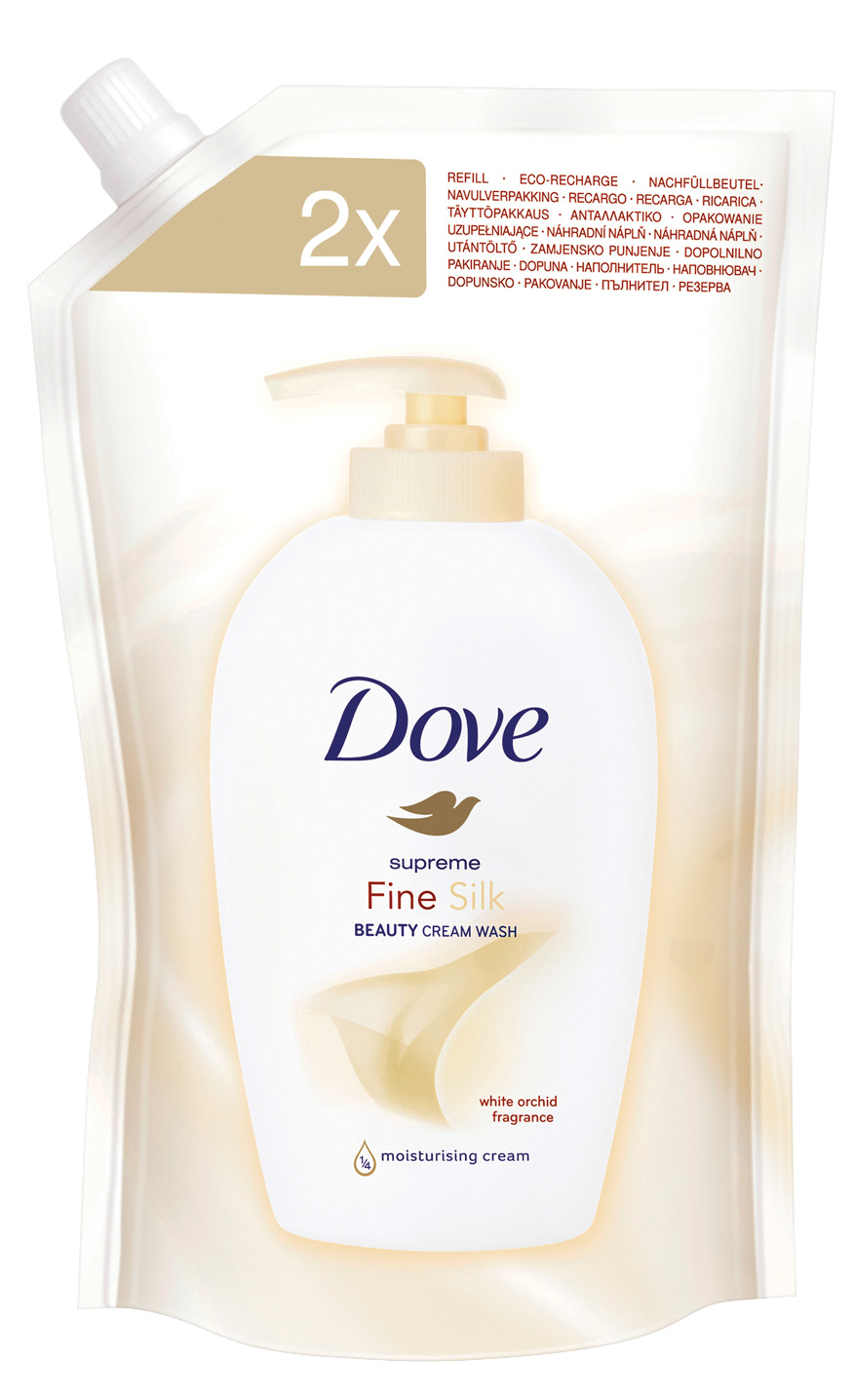 Rezerva Sapun Lichid Dove Fine Silk, 500 ml - imagine 2