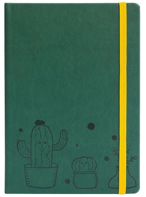 Blopo Hardcover Notebook - Prickly Pages, Dotted Pages