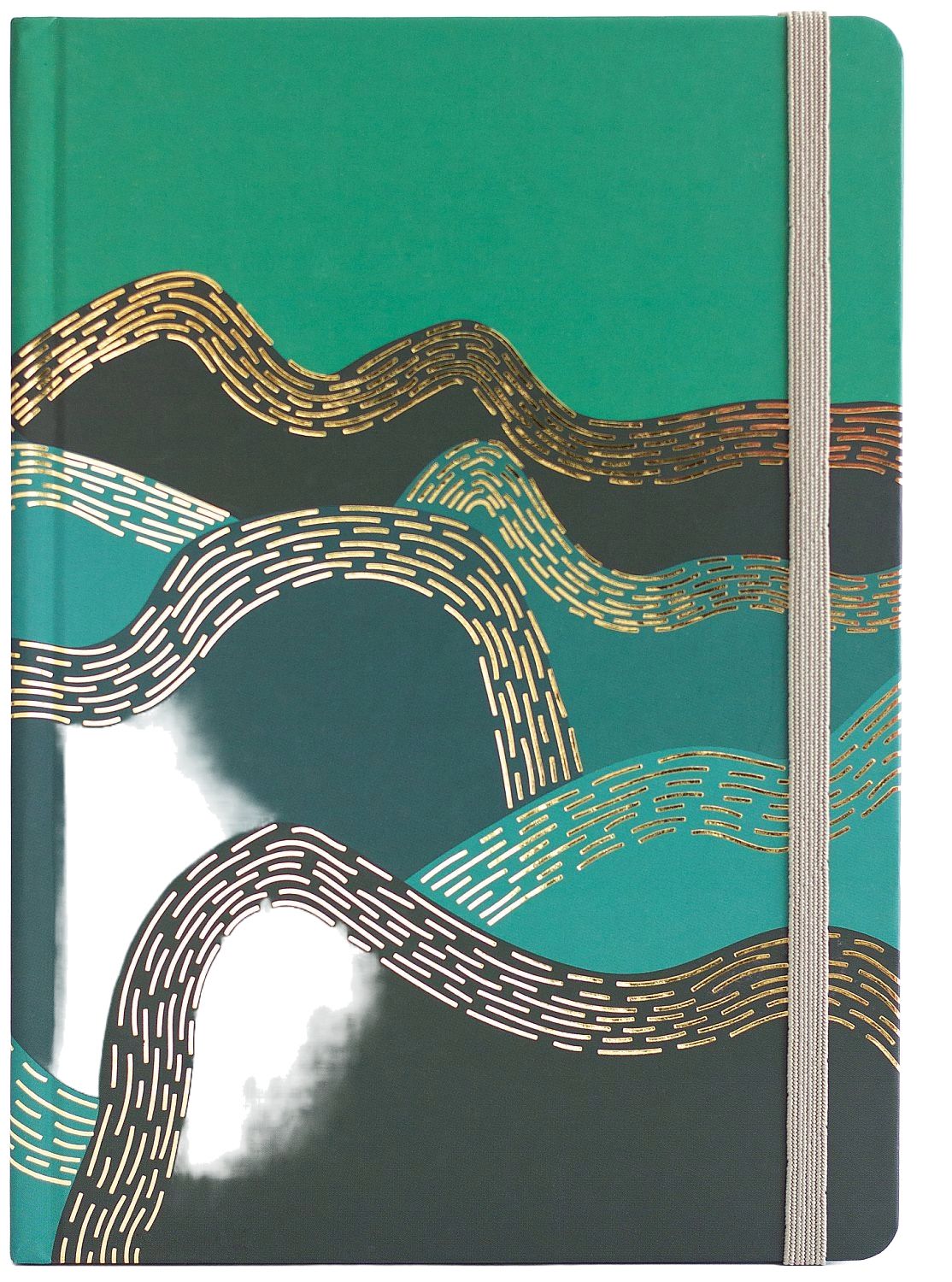 Blopo Hardcover Notebook - Waveform Wanderings, pagini punctate