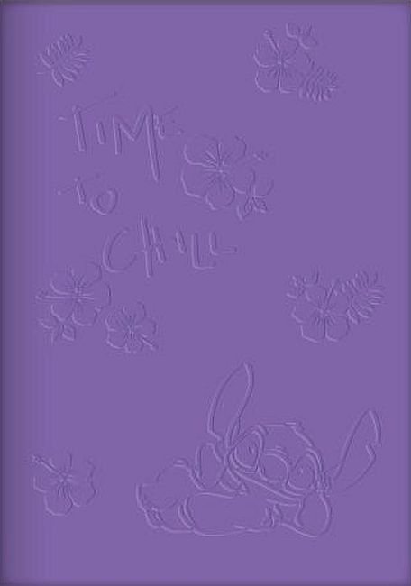 Agendă Cool Pack Disney - Stitch, B6, 80 foi, pătrate mici, violet