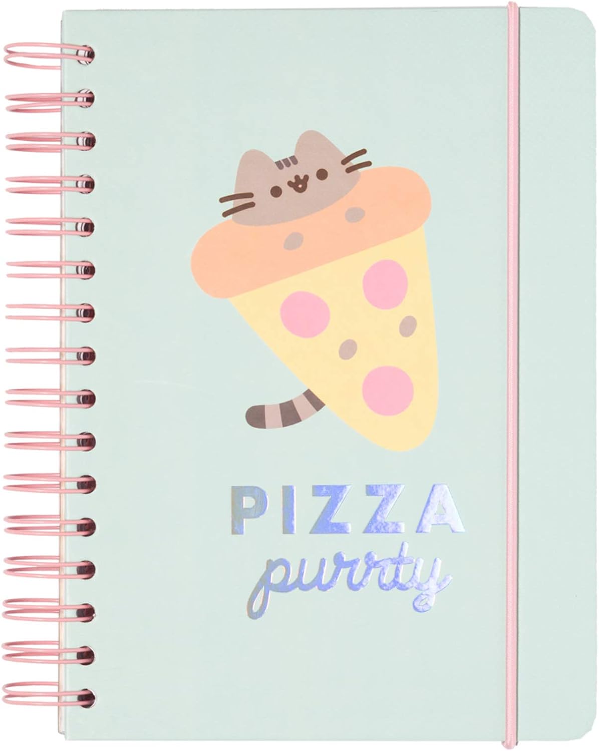 Caiet Erik Animation: Pusheen - Pizza Party, cu o spirală , format A5