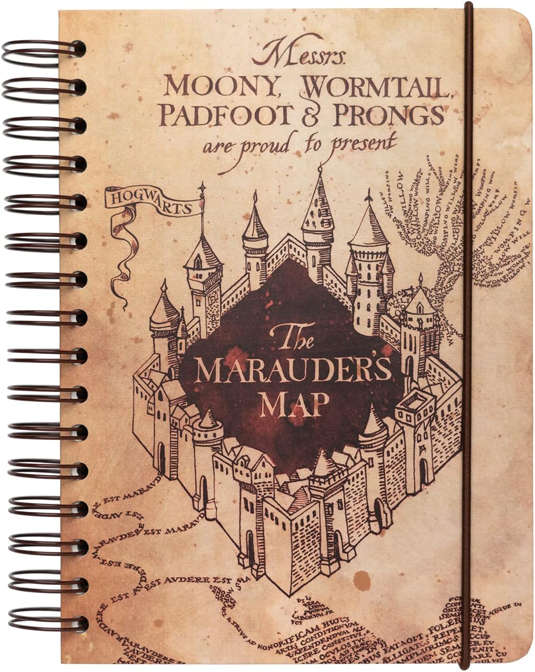 Caiet Erik Movies: Harry Potter - The Marauder's Map, cu o spirală , format A5