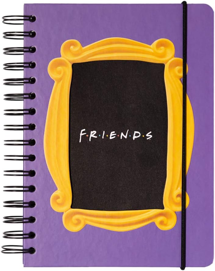 Caiet Erik Television: Friends - Frame, cu o spirală , format A5