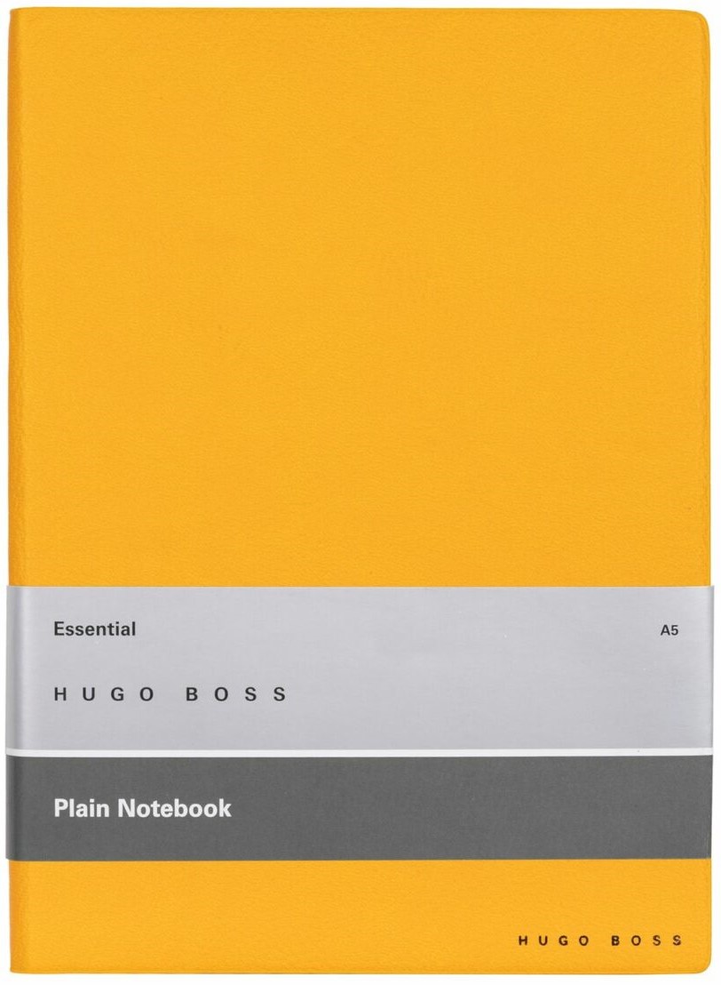 Caiet Hugo Boss Essential Storyline - A5, foi albe, galben