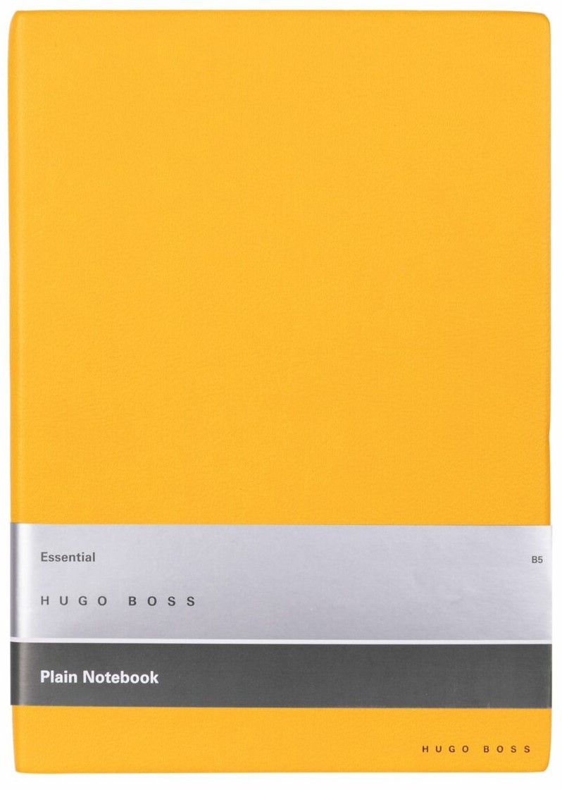 Caiet Hugo Boss Essential Storyline - B5, foi albe, galben