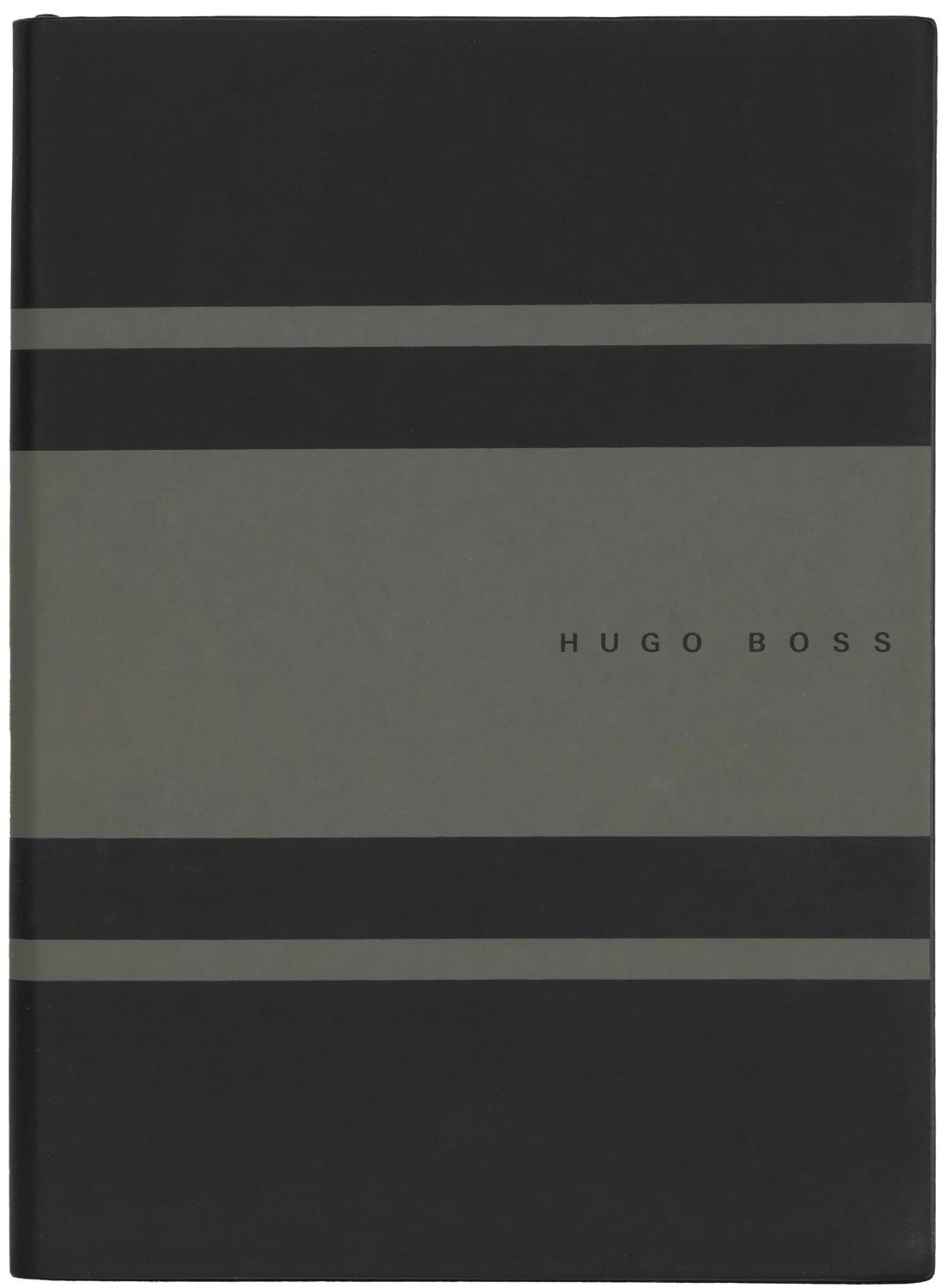 Caiet Hugo Boss Gear Matrix - A5, cu linii, verde închis