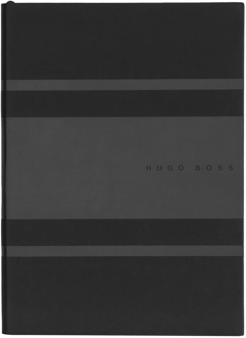 Caiet Hugo Boss Gear Matrix - A5, cu puncte, negru