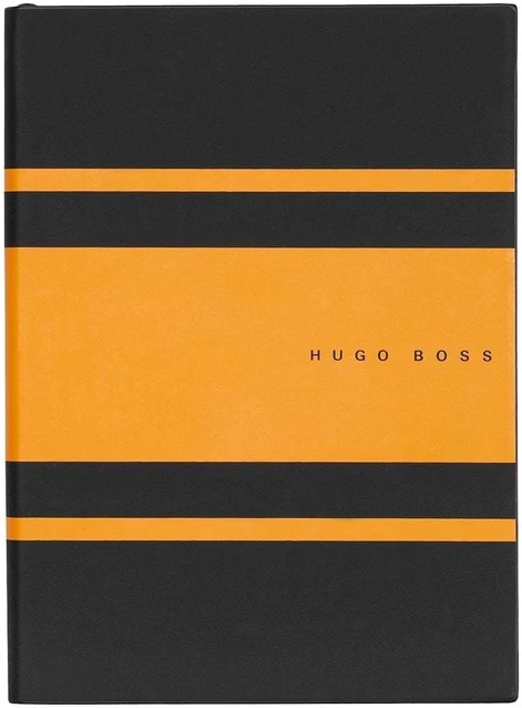 Caiet Hugo Boss Gear Matrix - A5, cu puncte, galben