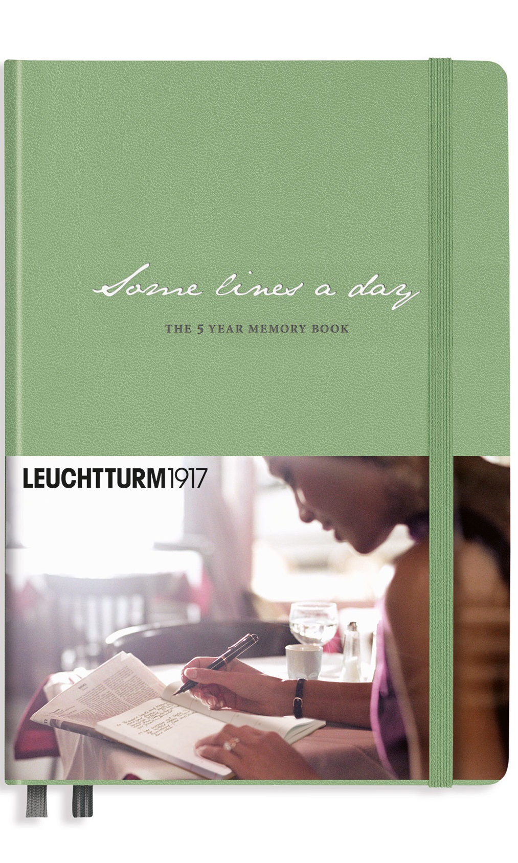 Caiet agenda Leuchtturm1917 -  5 Year Memory Book, verde deschis