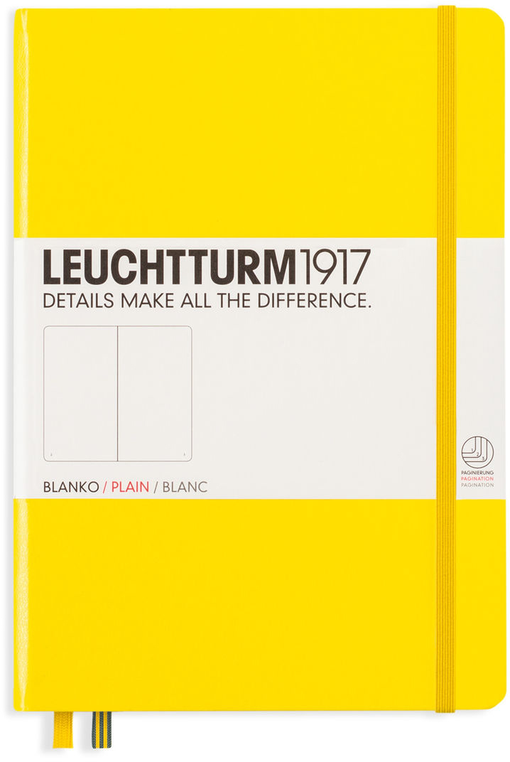 Agenda Leuchtturm1917 - A5, pagini albe, Lemon