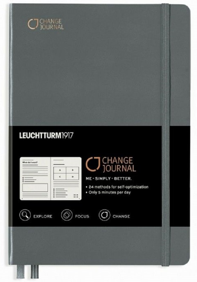 Agenda Leuchtturm1917 Change Journal - Medium A5, antracit