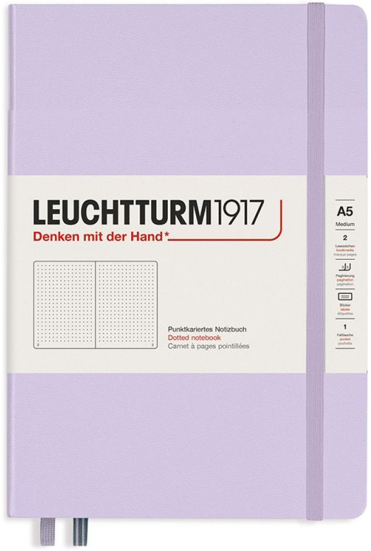 Agenda Leuchtturm1917 - Medium A5, Pagini punctate, Lilac