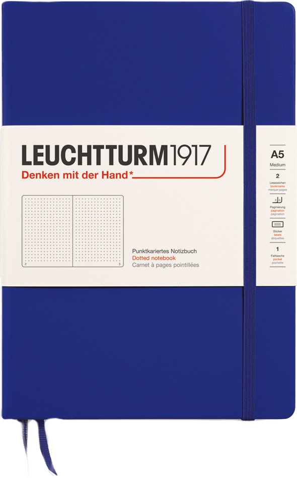 Caiet Leuchtturm1917 New Colours - A5, pagini punctate, Ink