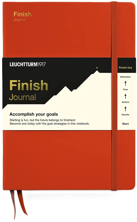 Agenda Leuchtturm1917 Finish Journal - A5, coperți țări, roşu
