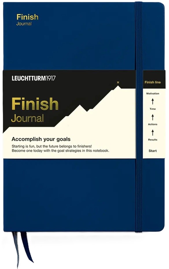 Agenda Leuchtturm1917 Finish Journal - A5, coperți țări, albastru închis